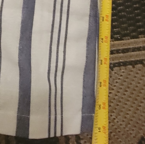 PARADISE USA draw string elastic waist striped Boho  pants. - Picture 10 of 12